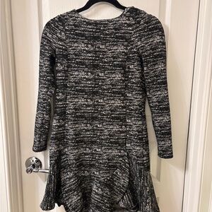 Banana Republic Black and White Knit Dress